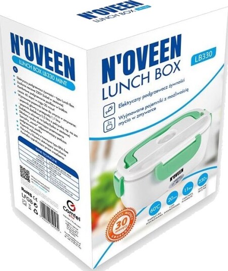 Noveen Oppvarmet Matbeholder Lunch Box Lb330 Mint Noveen Oppvarmet Matbeholder Lunch Box Lb330 Mint