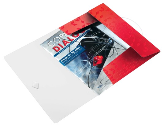 LEITZ Prosjektmappe Leitz WOW PP Rød