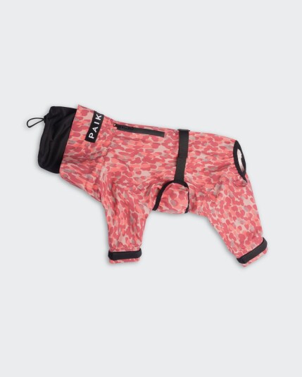 Paikka Rain Suit Regndekken Rød Str 70