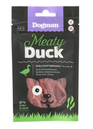 Meaty Duck Med Catnip Til Pus