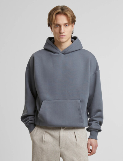 Prohibited Oversized Hoodie - Grey - S