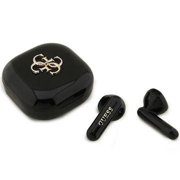 Guess 4G Metal Logo True Wireless Øretelefoner Svart