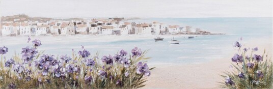 Oljemaleri 50x150cm Stranden