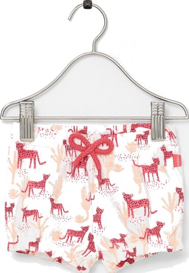 Noppies - Shorts G Diaper Short Cranston Aop - Rød