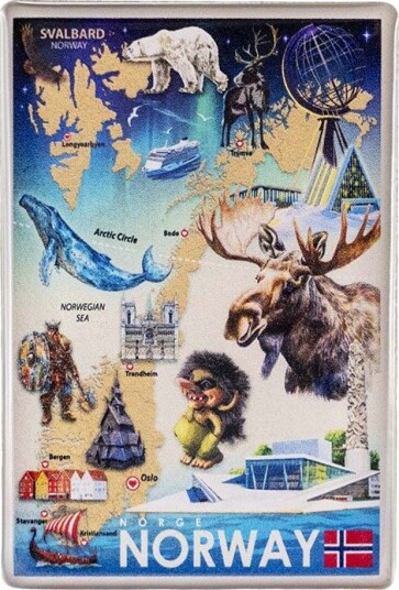 Magnet Norway retro