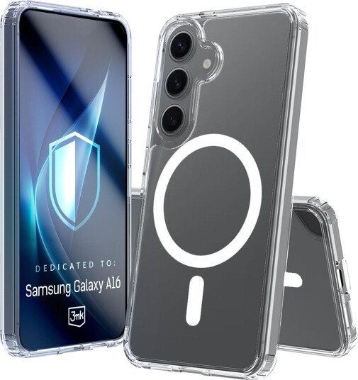 3mk Armor MagCase Gjennomsiktig Mobildeksel til Samsung Galaxy A16 4G/5G 3mk Armor MagCase Gjennomsiktig Mobildeksel til Samsung Galaxy A16 4G/5G