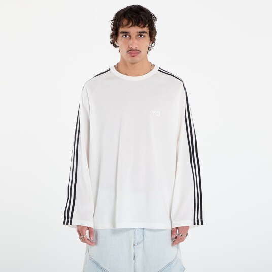 T skjorte Y 3 Wire Long Sleeve Tee UNISEX Core White XL T skjorte Y 3 Wire Long Sleeve Tee UNISEX Core White XL