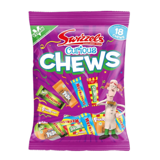 Swizzels curious chews bag sweets bag 135g Swizzels curious chews bag sweets bag 135g