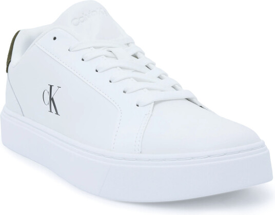 Calvin Klein Classic Cupsole Laceup Lth White 42 x 42