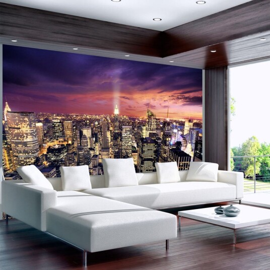 Fototapet Evening In New York City 100x70 - Artgeist sp. z o. o.