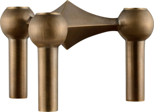 STOFF Nagel Lysestake Bronse Messing 6,9 cm
