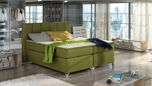 Box Spring Eltap Basilio Rivera 36 Grønn 180x200 cm
