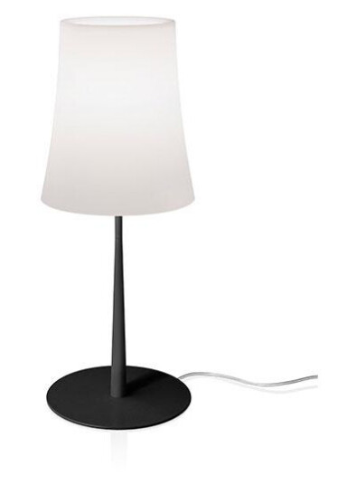 Foscarini Birdie Easy Bordlampe Grande Sort Foscarini Birdie Easy Bordlampe Grande Sort