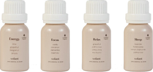 Volant Everyday essentials sett eteriske oljer 4 dufter Volant Everyday essentials sett eteriske oljer 4 dufter