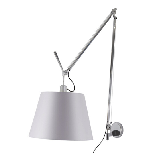 Artemide Tolomeo Mega Vegglampe Sateng 42cm m. Lysdemper