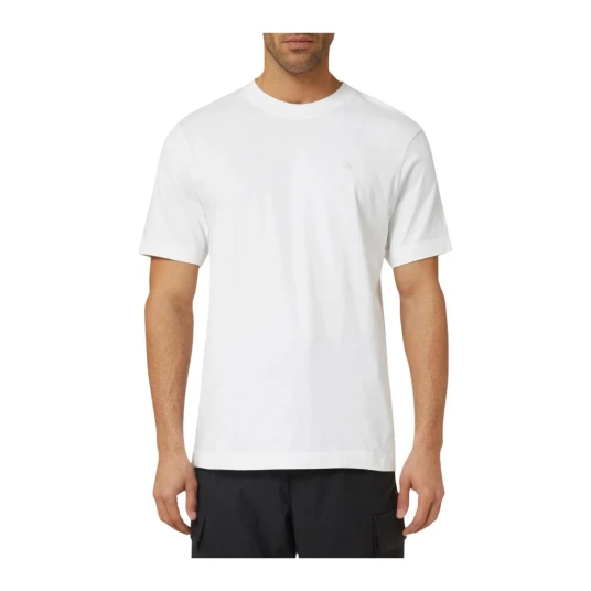 Calvin Klein Jeans Ss Classic Monogram Tee - White - L