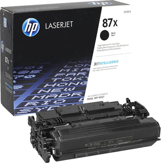 HP Toner 87X / CF287X Sort Høykapasitet (18.000 sider) Original