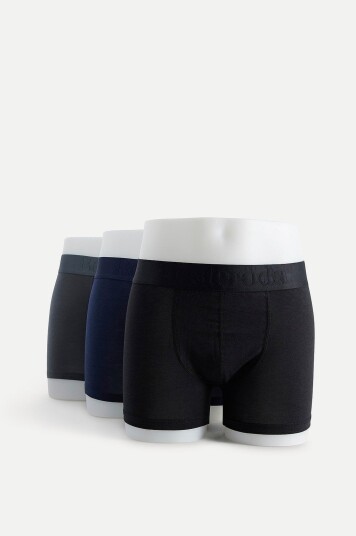 Resteröds Boxer Bamboo 3 Pk Regular Leg Flerfarget