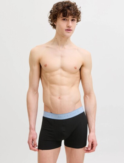Jack & Jones Jacwesley Solid Trunks 3 Pack Black XXL