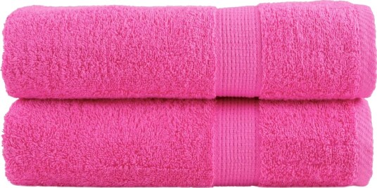 vidaXL Premium badehåndklær SOLUND 2 stk 100x150 cm 600 g/m2 vidaXL Premium badehåndklær SOLUND 2 stk 100x150 cm 600 g/m2