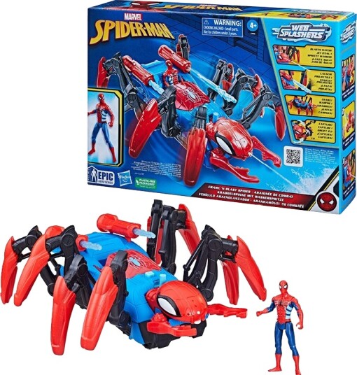 Hasbro Spider-man Crawl N Blast Spider Hasbro Spider-man Crawl N Blast Spider