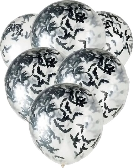 Hedlundgruppen Konfettiballonger med Flaggermus 5-pakning 55862001