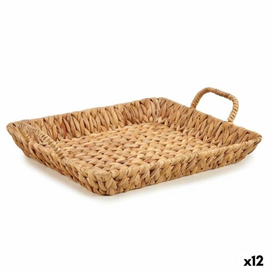 Gift Decor Bordduk Brun Metall Vann-Hyciant 44 X 10 X 32,5 Cm (12 Enheter)