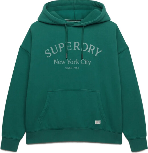 Superdry Luxe Casual Relaxed Hood Green 8