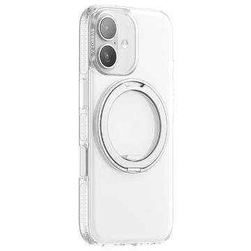 Torras iPhone 17 O Fitness deksel med 360 kickstand   MagSafe kompatibel   Gjennomsiktig