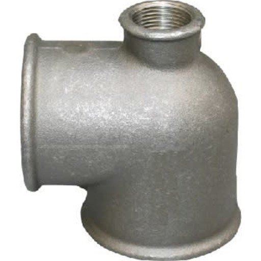 GF 2" x 2" x 3/4" Svart T-skjorte for VVS-installasjoner GF 2" x 2" x 3/4" Svart T-skjorte for VVS-installasjoner