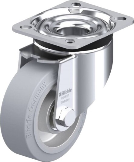 Blickle 612309 Lk-Alev 100K-1-Sg Styrehjul, Hjul Ø 100 Mm, Maks. 200 Kg