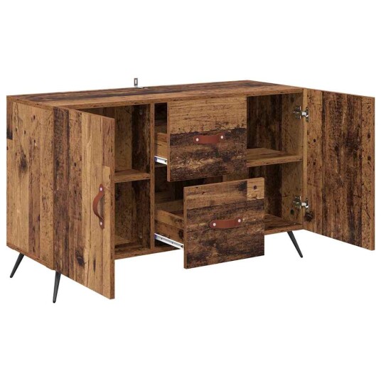 Serviesskap med skuff Gamle tre 100 x 36 x 60 cm Konstruert tre