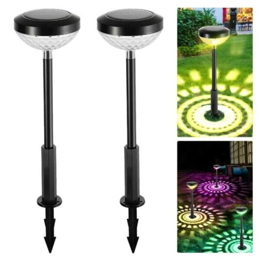 2-Pack Solar Cell Ground Spear RGB 2-Pack Solar Cell Ground Spear RGB