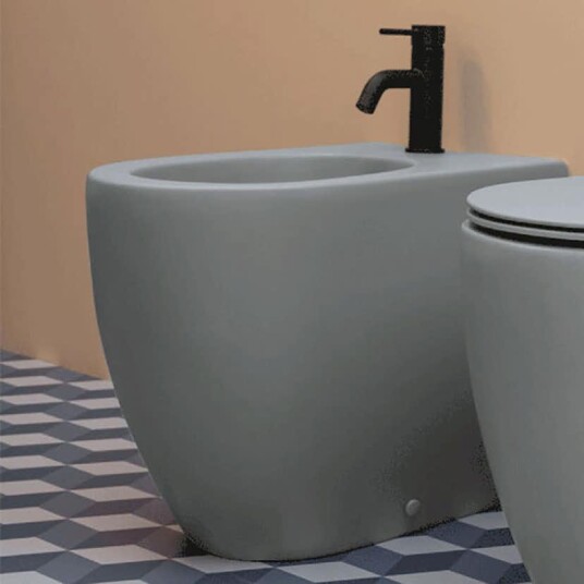 LAVABO GLOMP BTW BIDÉT MATT GRÅ