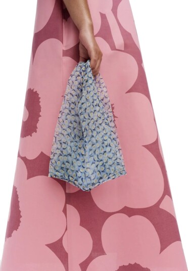Marimekko Sheer Tote Pikku Vikuri   Blue   ONE SIZE
