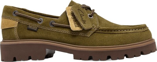 Clarks Cleyhill Boat G MOSS 44.5