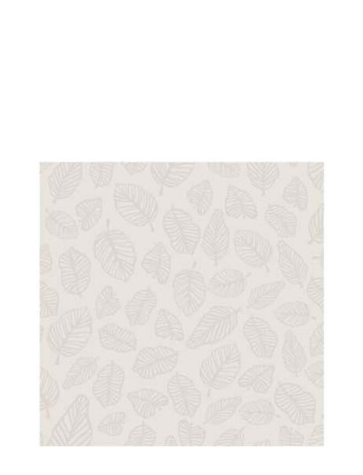 Cooee Design Napkin Leaf Embossed - Cream - ONE SIZE
