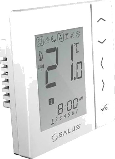 Salus Room thermostat wireless 230v white vs10wrf