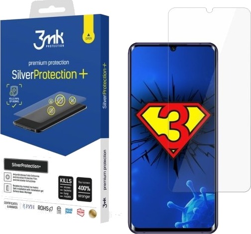 =3Mk Silver Protect+ Xiaomi Mi Note 10 Lite Antimikrobiell Våtfilm