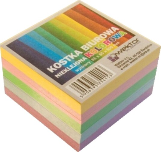 Wektor Kosteblokk Kolor 85X85 Mm 5 Cm Wektor Kosteblokk Kolor 85X85 Mm 5 Cm