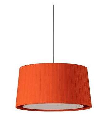 Santa & Cole GT6 Taklampe Rød- Amber/ Rosett Nikkel/ Ledning Sort Santa & Cole GT6 Taklampe Rød- Amber/ Rosett Nikkel/ Ledning Sort