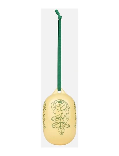Marimekko Home Vihkiruusu Ornament 6X9Cm Green ONE SIZE Marimekko Home Vihkiruusu Ornament 6X9Cm Green ONE SIZE