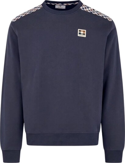 Aquascutum, Herre, Gensere & Hettegensere, Blå, 2XL,
