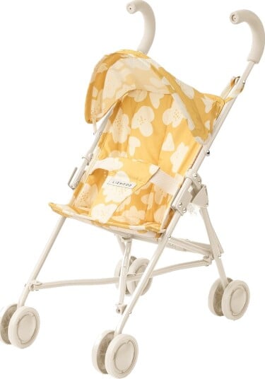 Liewood Dukkevogn Elsie Flower/Lemon Yellow Liewood OneSize Dukkevogn Gul Liewood Dukkevogn Elsie Flower/Lemon Yellow Liewood OneSize Dukkevogn Gul