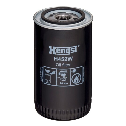 Oljefilter HENGST FILTER H452W Oljefilter HENGST FILTER H452W