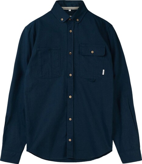 Lakor Moleskin Shirt Blå XXL