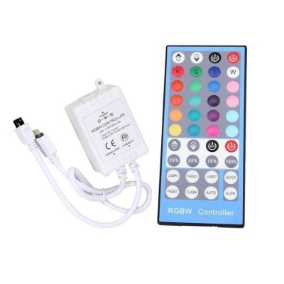 RGB+WW controller med fjernkontroll Passer bare til RGB+WW strip infrarød 12V 96W 24V 192W