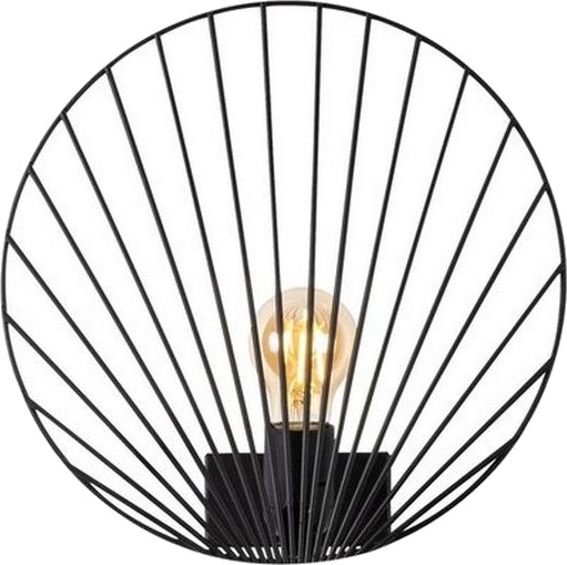 Vegg lampe Braneth Svart - Svart