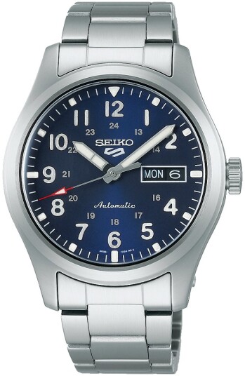 Seiko 5 Sports Herreklokke SRPG29K1 Blå/Stål Ø39.4 mm