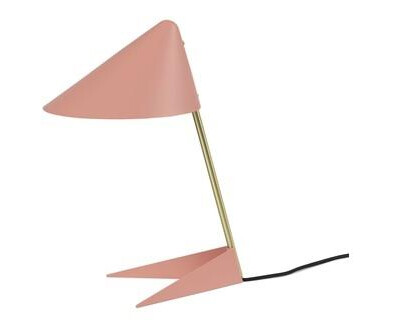 Warm Nordic Ambience Bordlampe Rosa/ Messing